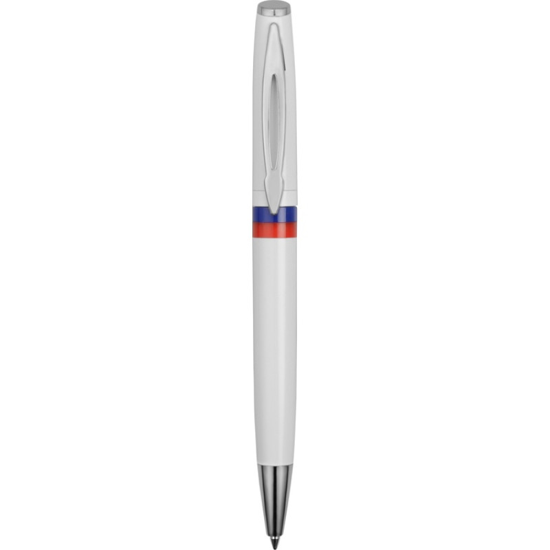 Ручка шариковая "Отчизна", белый/триколор