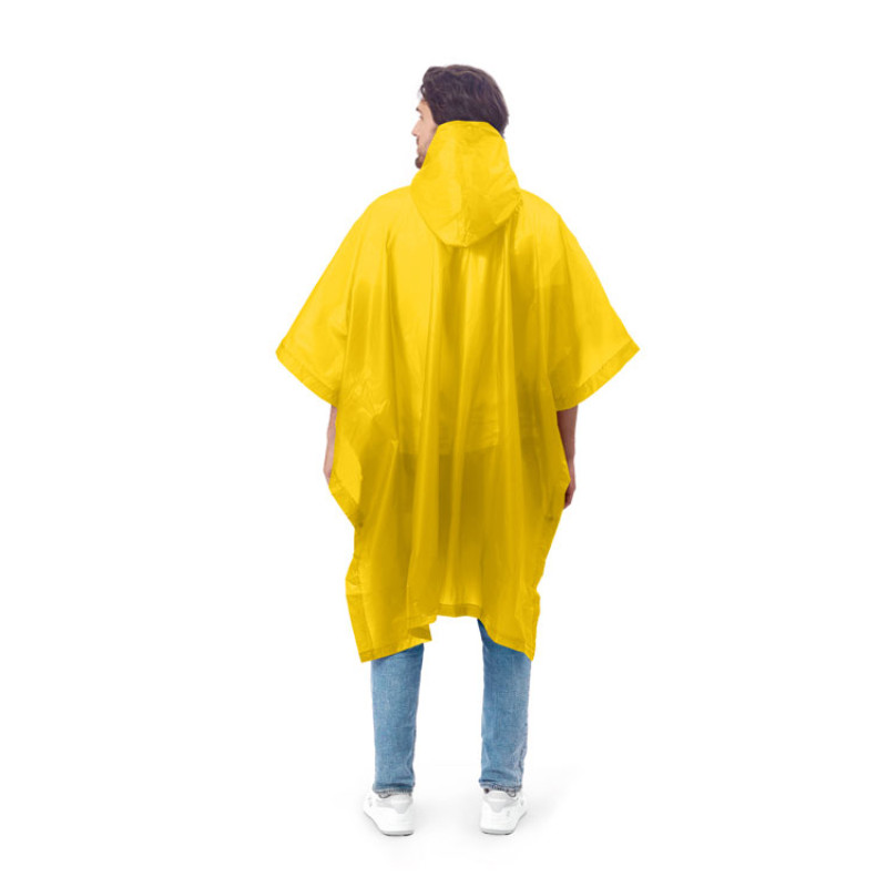 Пончо «Hawaii» c чехлом унисекс, желтый