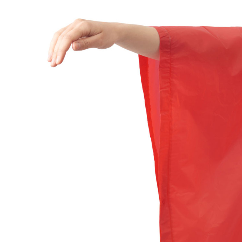 Пончо «Hawaii» c чехлом унисекс, красный Пончо «Hawaii» c чехлом унисекс, красный