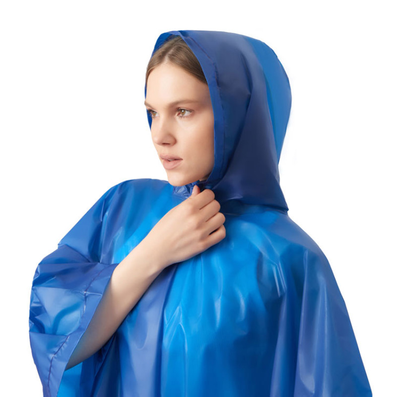 Пончо «Hawaii» c чехлом унисекс, классический синий