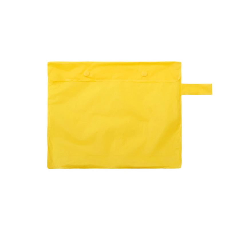 Пончо «Hawaii» c чехлом унисекс, желтый