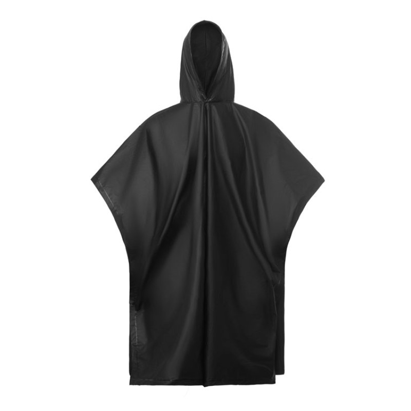 Пончо «Hawaii» c чехлом унисекс, черный