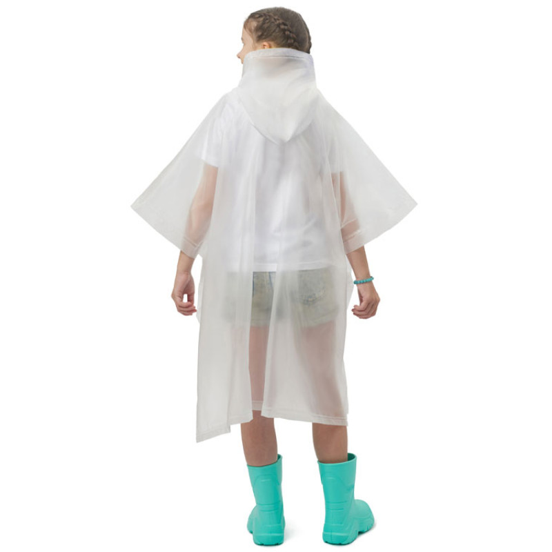 Пончо «Hawaii» c чехлом детский, белый