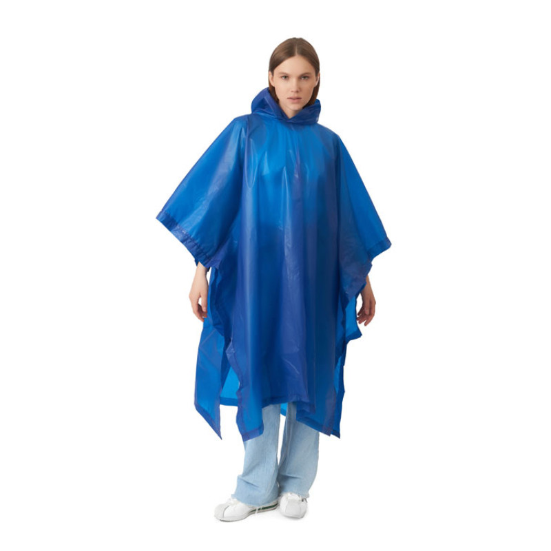 Пончо «Hawaii» c чехлом унисекс, классический синий