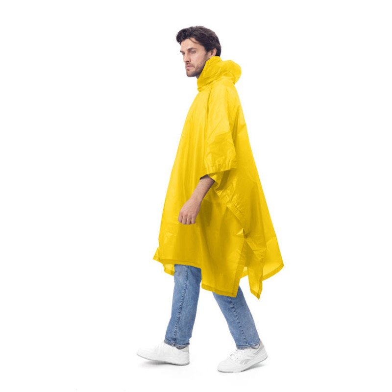 Пончо «Hawaii» c чехлом унисекс, желтый