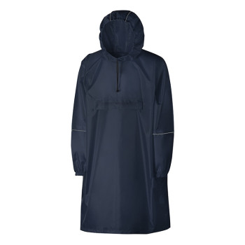 Дождевик - пончо "Galaxy" со светоотражающими элементами, темно-синий