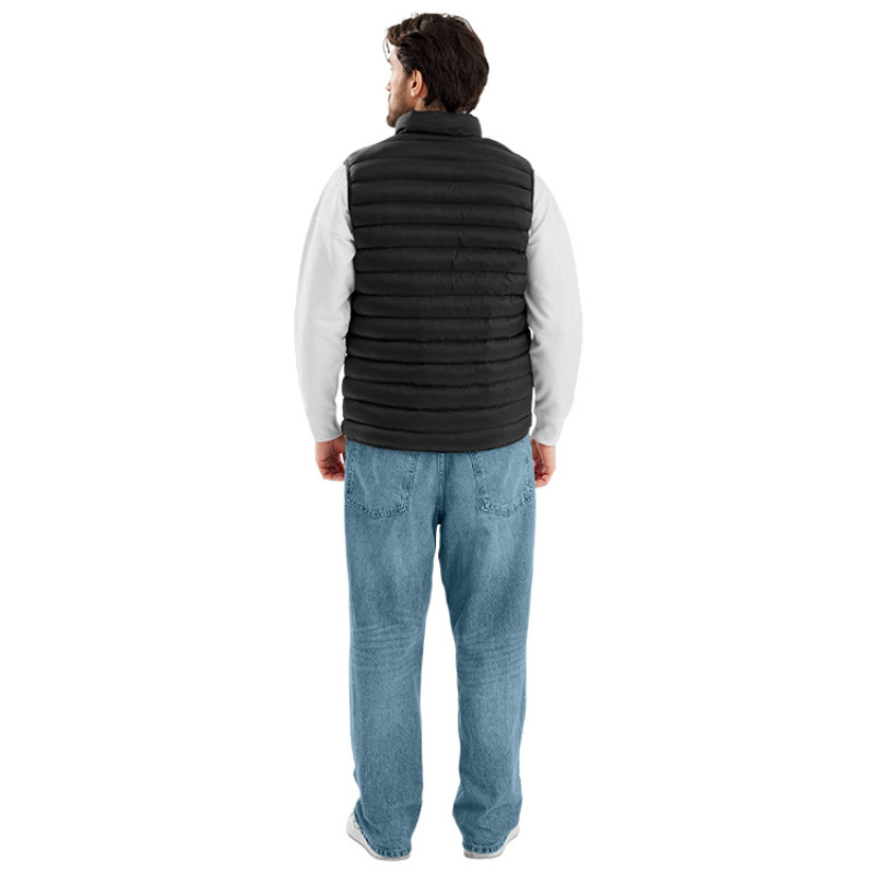 Стеганый жилет "Uniqloud", черный