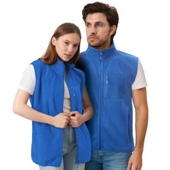 Жилет флисовый «Trondheim» унисекс, синий классический