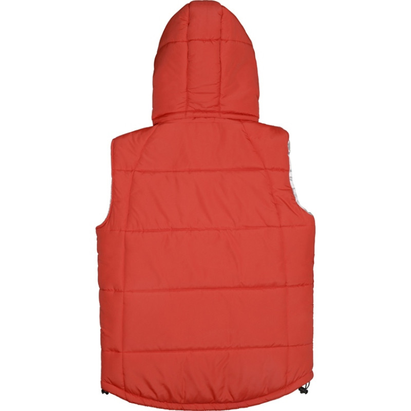 Жилет "Vigour" мужской, красный/стальной