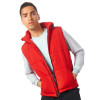 Жилет "Vigour" мужской, красный/стальной