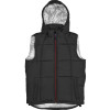 Жилет "Vigour" мужской, черный/стальной