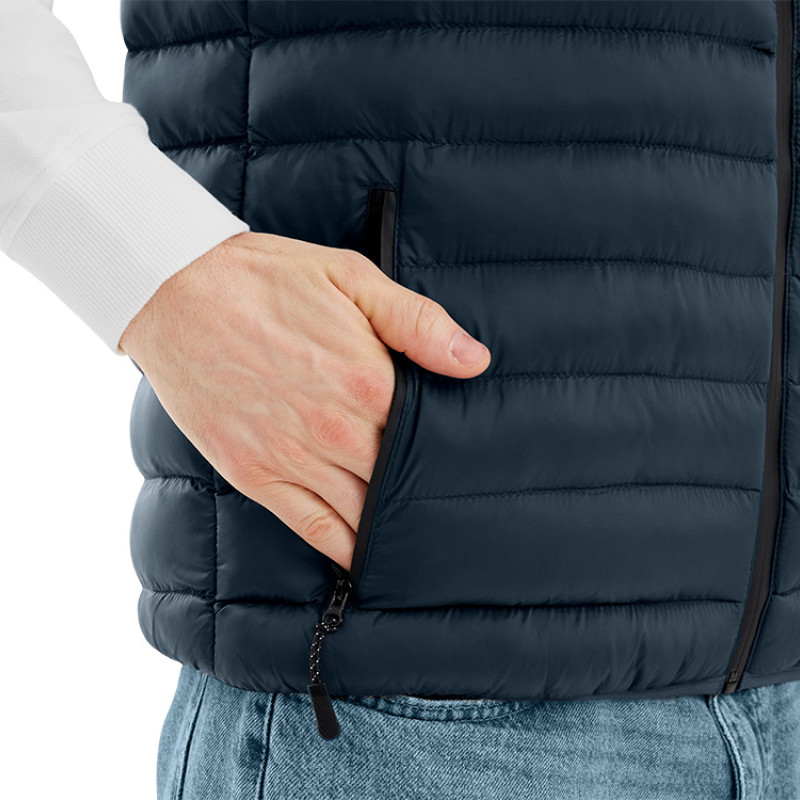 Стеганый жилет "Uniqloud", темно-синий