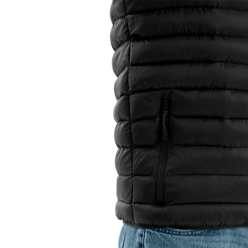 Стеганый жилет "Uniqloud", черный