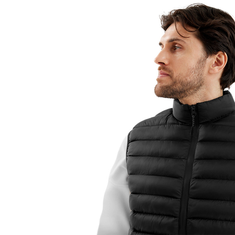 Стеганый жилет "Uniqloud", черный