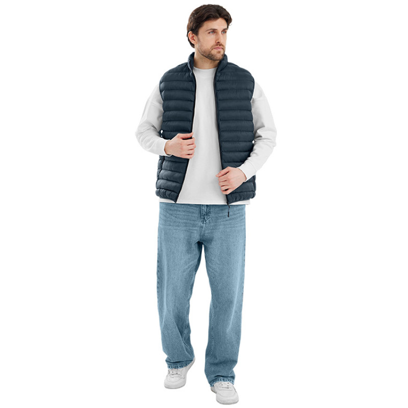 Стеганый жилет "Uniqloud", темно-синий