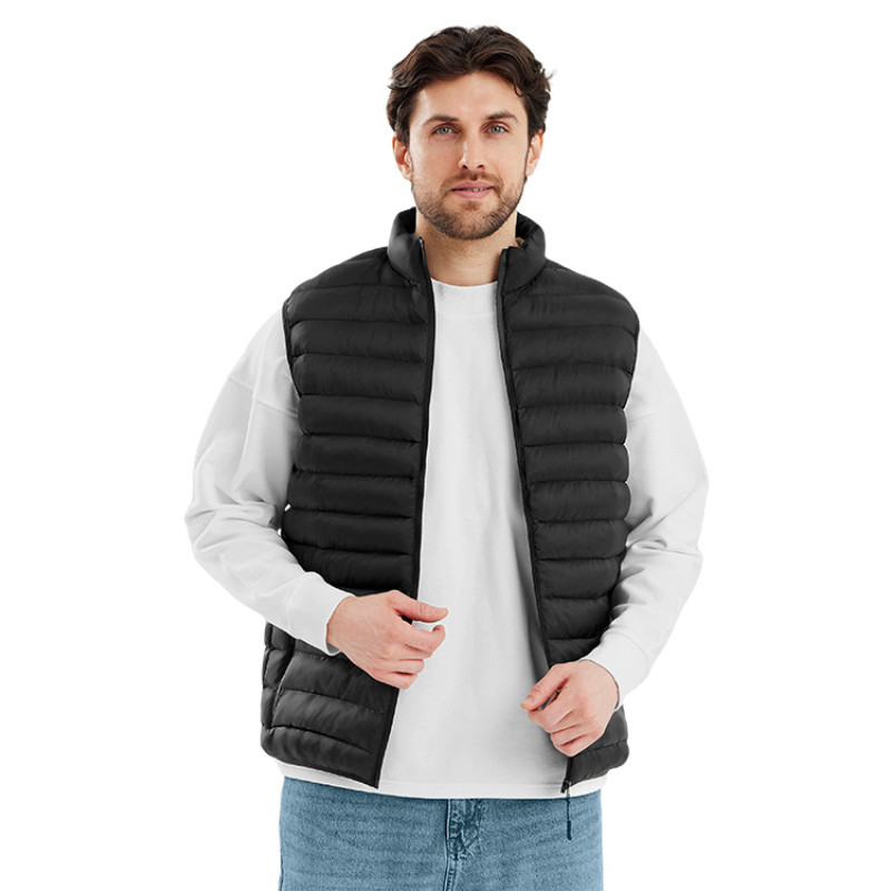 Стеганый жилет "Uniqloud", черный