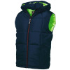 Жилет мужской, Slazenger, темно-синий/зеленое яблоко