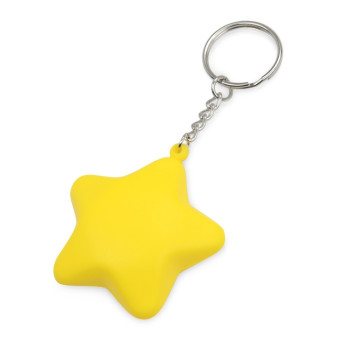 Брелок-антистресс "Звезда", желтый
