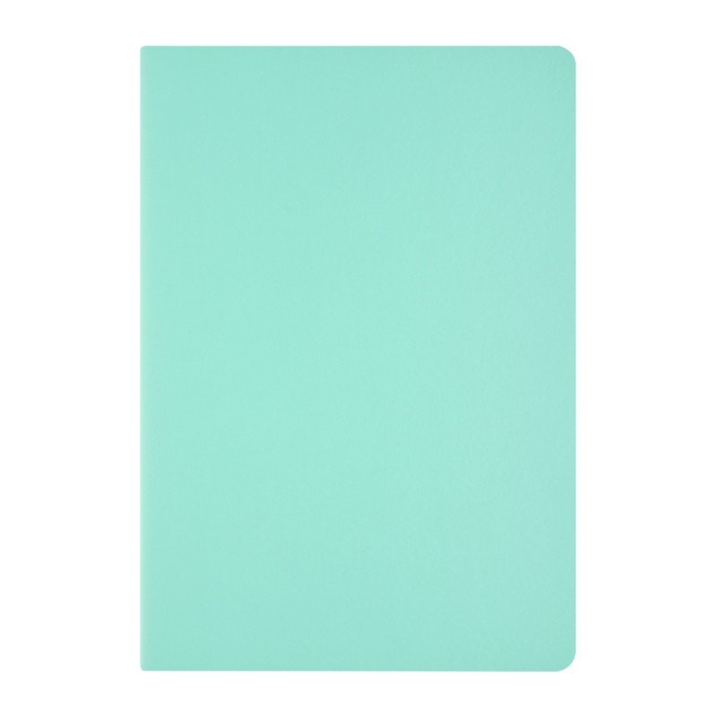 Бизнес тетрадь А5 "Megapolis flex" 60 л. soft touch клетка, зефирный мятный