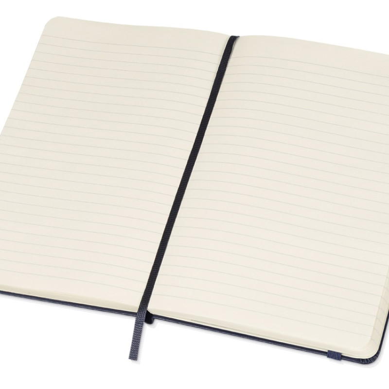 Записная книжка Moleskine Classic (в линейку) в твердой обложке, Medium (11,5x18 см), синий