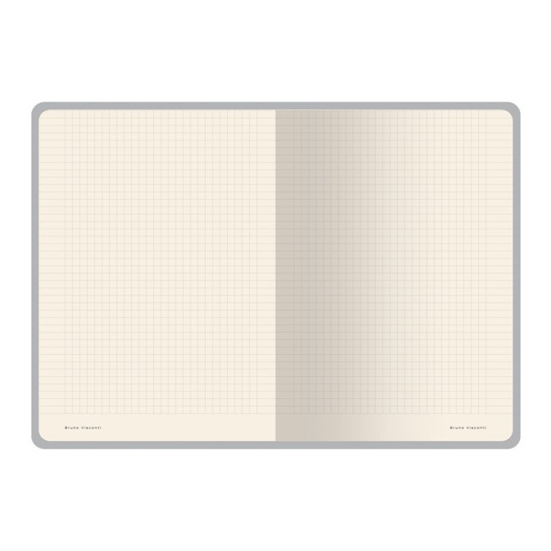 Бизнес тетрадь А5 "Megapolis flex" 60 л. soft touch клетка, оранжевый