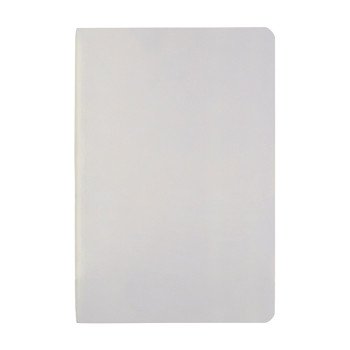 Бизнес тетрадь А5 "Megapolis flex" 60 л. soft touch клетка, белый