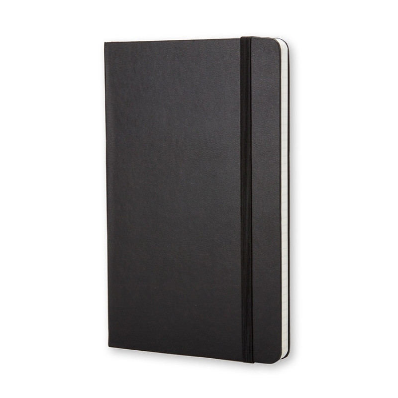 Записная книжка Moleskine Classic (в клетку) в твердой обложке, Large (13х21см), черный