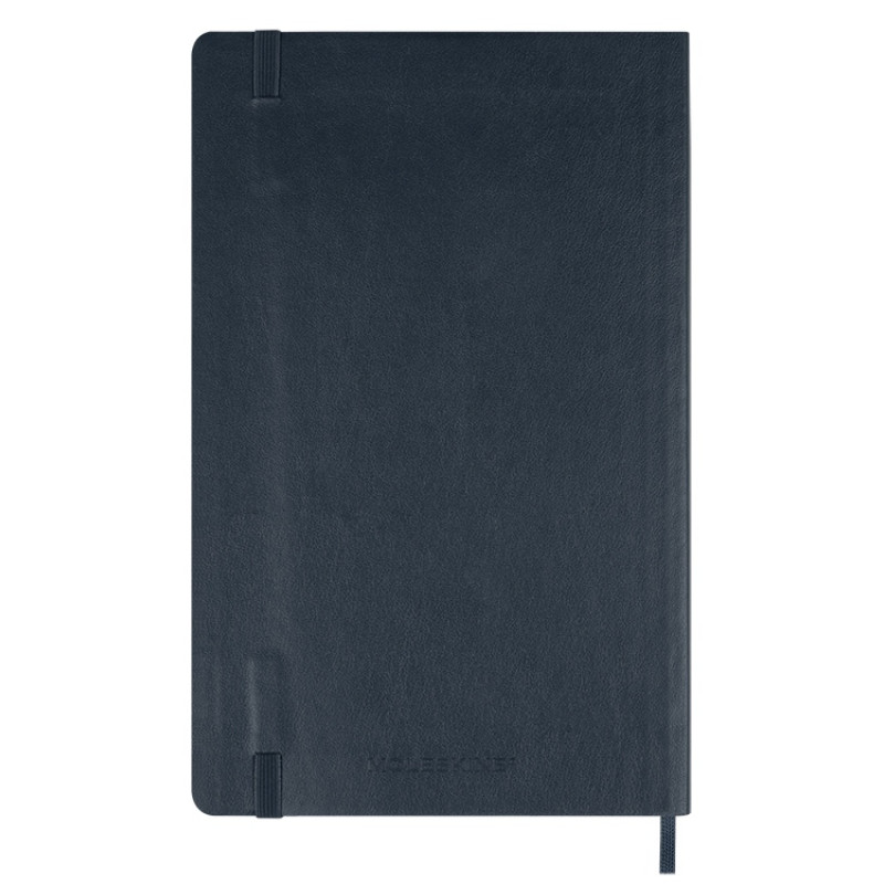 Записная книжка Moleskine Classic Soft (в линейку), Large (13х21см), сапфировый синий