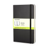 Записная книжка Moleskine Classic (нелинованный) в твердой обложке, Pocket (9x14см), черный