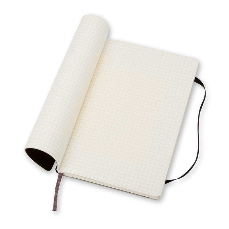 Записная книжка Moleskine Classic Soft (в клетку), Large (13х21см), черный