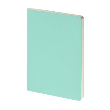 Бизнес тетрадь А5 "Megapolis flex" 60 л. soft touch клетка, зефирный мятный