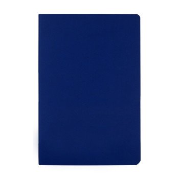 Бизнес тетрадь А5 "Megapolis flex" 60 л. soft touch клетка, синий