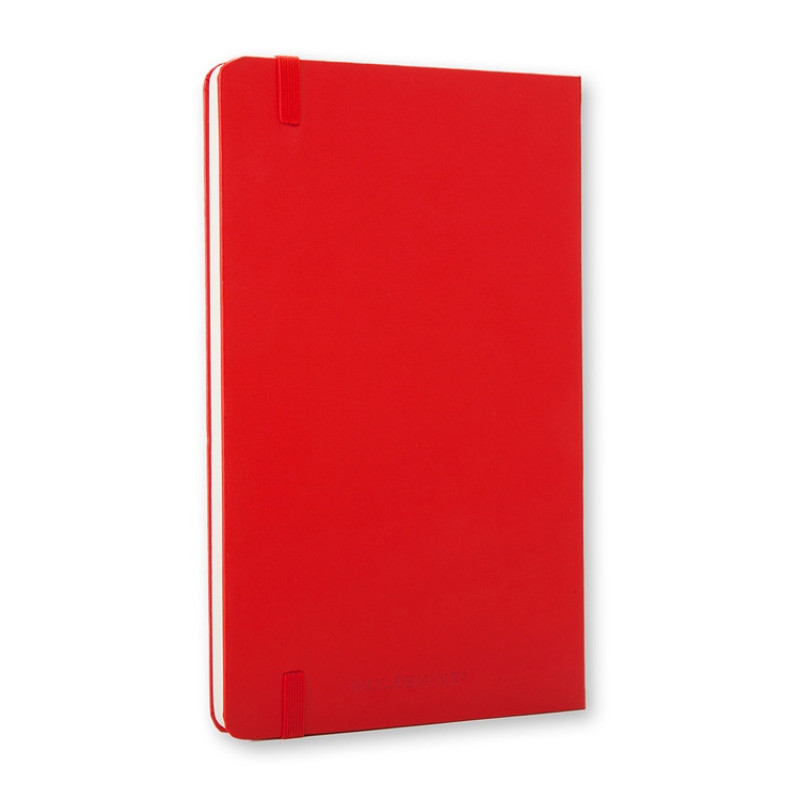 Записная книжка Moleskine Classic (нелинованный) в твердой обложке, Large (13х21см), красный