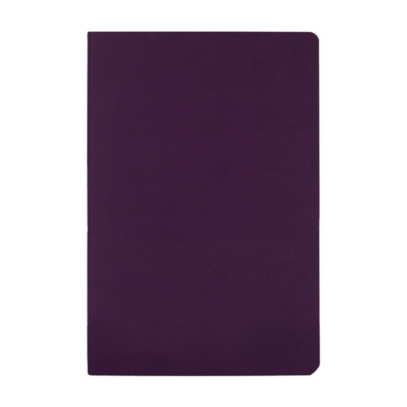 Бизнес тетрадь А5 "Megapolis flex" 60 л. soft touch клетка, фиолетовый