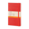 Записная книжка Moleskine Classic (в линейку) в твердой обложке, Large (13х21см), красный