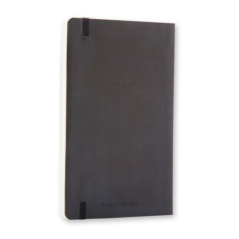 Записная книжка Moleskine Classic Soft (в линейку), Pocket (9х14 см), черный