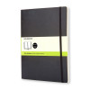 Записная книжка Moleskine Classic Soft (нелинованный), Хlarge (19х25 см), черный