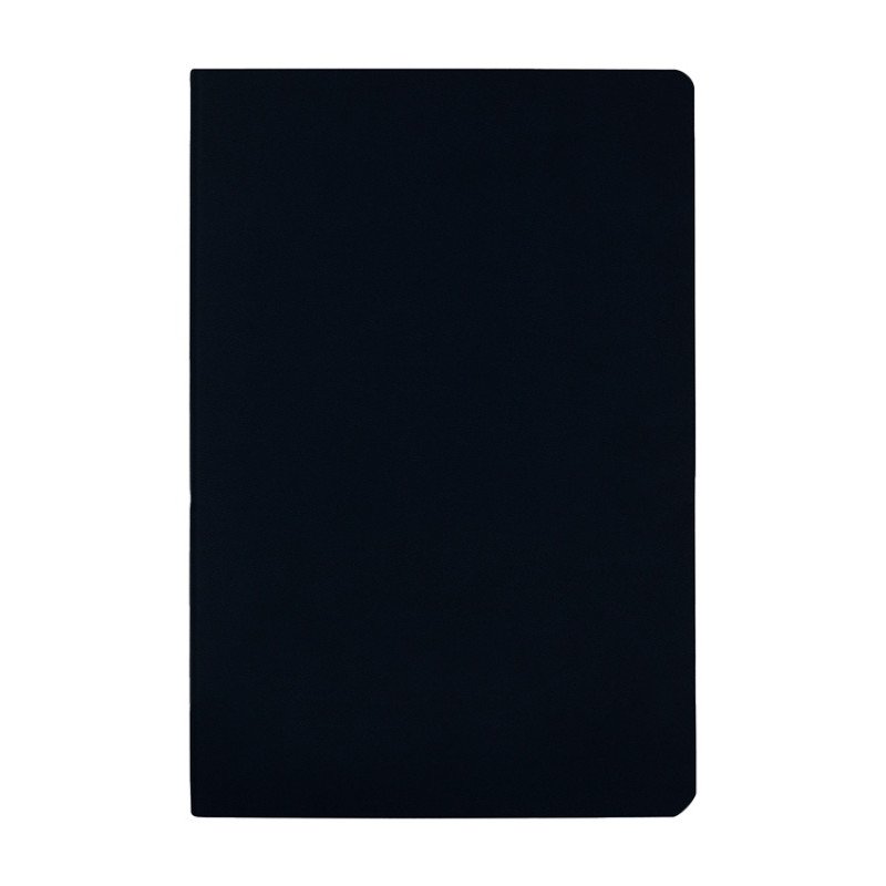 Бизнес тетрадь А5 "Megapolis flex" 60 л. soft touch клетка, темно-синий navy