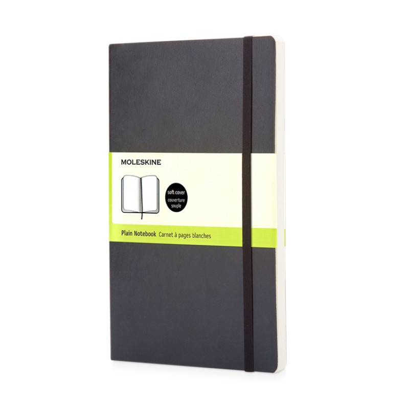 Записная книжка Moleskine Classic Soft (нелинованный), Pocket (9х14 см), черный