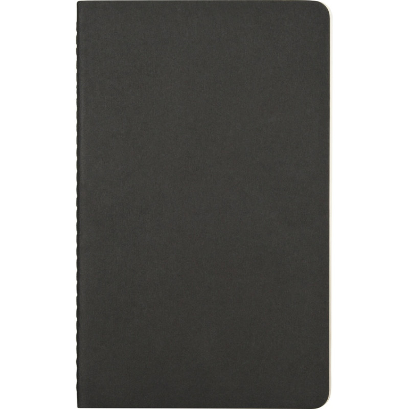 Записная книжка Moleskine Cahier (нелинованный, 3 шт.), Large (13х21см), черный