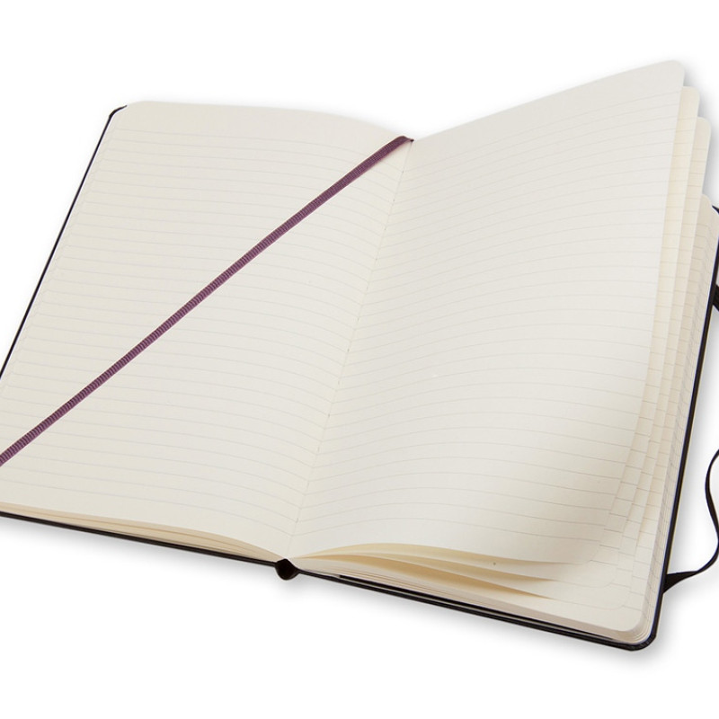 Записная книжка Moleskine Classic (в линейку) в твердой обложке, Large (13х21см), черный