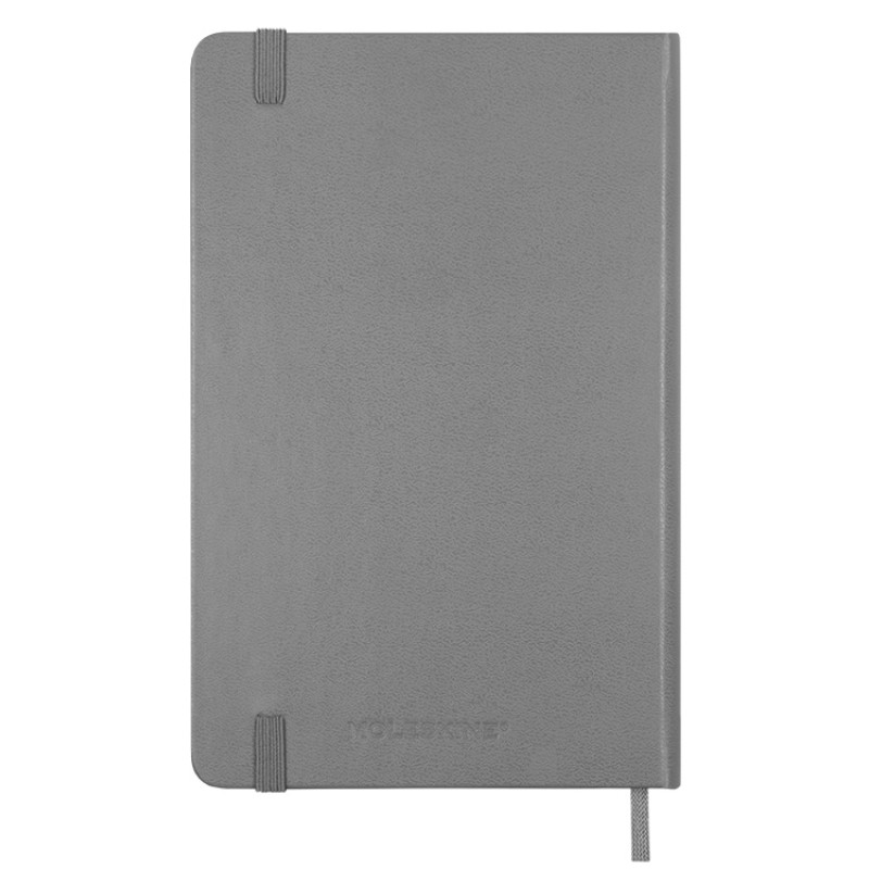Записная книжка Moleskine Classic (в линейку) в твердой обложке, Medium (11,5x18 см), серый