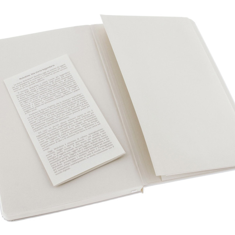 Записная книжка Moleskine Classic (в линейку) в твердой обложке, Large (13х21см), белый