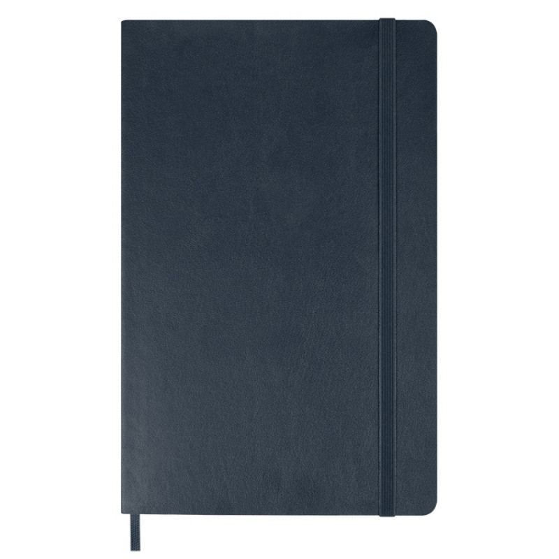 Записная книжка Moleskine Classic Soft (в линейку), Large (13х21см), сапфировый синий