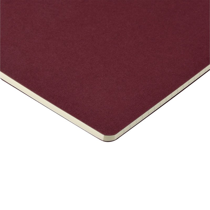 Бизнес тетрадь А5 "Megapolis flex" 60 л. soft touch клетка, бордовый