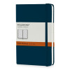 Записная книжка Moleskine Classic (в линейку) в твердой обложке, Pocket (9x14см), голубой сапфир