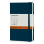 Записная книжка Moleskine Classic (в линейку) в твердой обложке, Pocket (9x14см), голубой сапфир