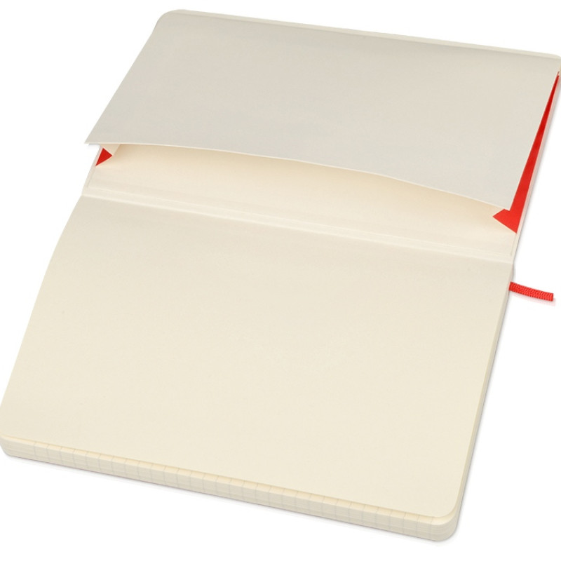 Записная книжка Moleskine Classic Soft (в линейку), Large (13х21см), красный