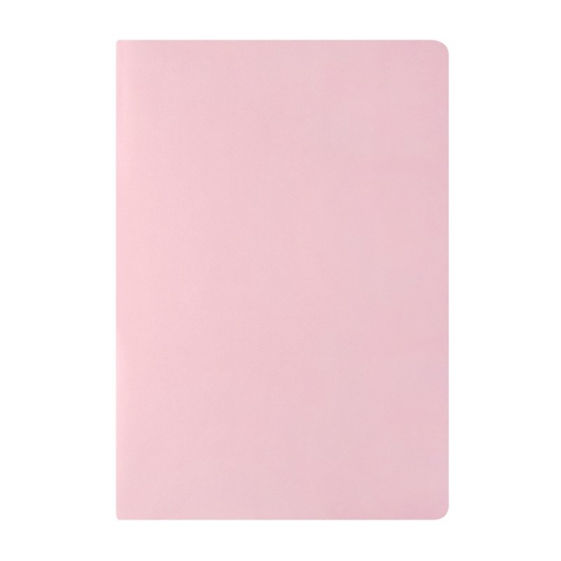 Бизнес тетрадь А5 "Megapolis flex" 60 л. soft touch клетка, зефирный розовый