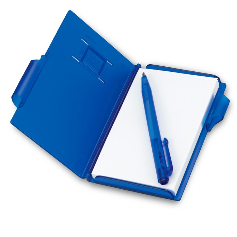 Записная книжка "Альманах" с ручкой, синий